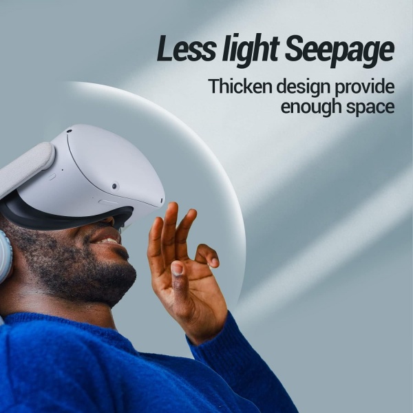 File:Meta Quest 2 VR Face Pad - Anti-Fog, Sweatproof PU Leather Foam Cushion - 2 Pack Replacement Accessories by Hanpusen image4.jpg