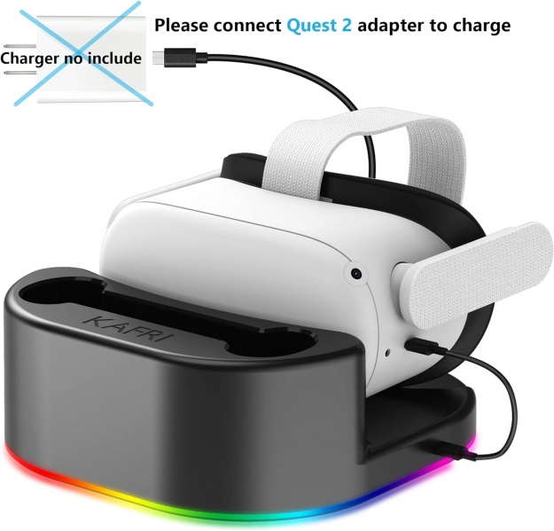 File:KAFRI Charging Dock for Meta Quest 2 with LED Light image3.jpg