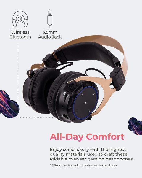 File:CEEK VR 360 Over-Ear Wireless Bluetooth Headphones with Omnidirectional Surround Sound, Black image7.jpg