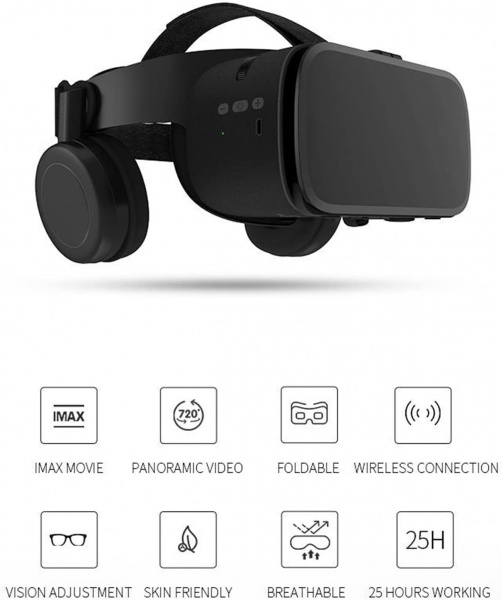 File:Welfiit VR Headset with Wireless Remote, 3D Glasses for Movies & Games, Compatible with IOS, Android, iPhone 13, Samsung Galaxy image3.jpg