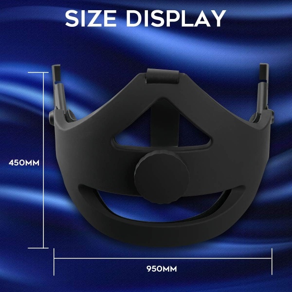 File:Ermorgen Adjustable VR Headband for Quest with Non-Slip Design and Head Cushion - Black image3.jpg