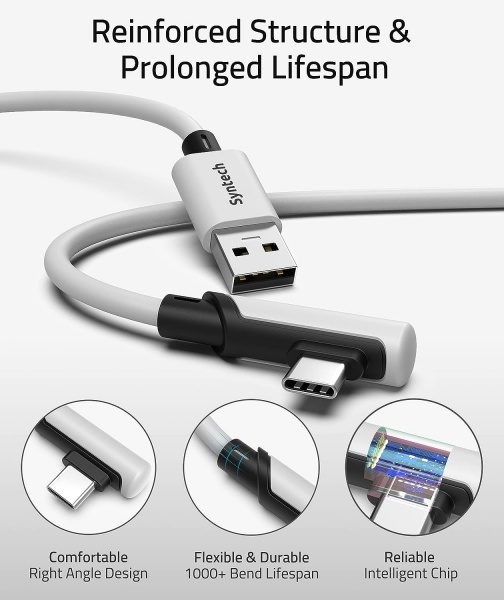 File:Syntech 16FT USB 3.0 to USB C High-Speed Link Cable for Quest2-Pro-Pico4 VR Headset & PC Gaming image5.jpg