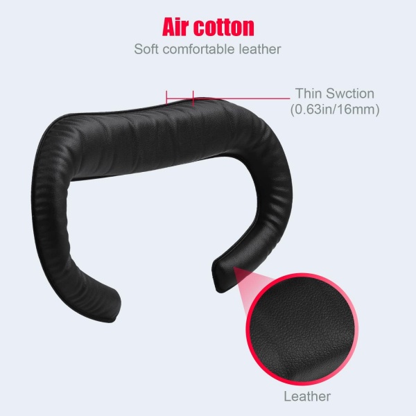 File:TechKen Upgraded Quest 2 Face Cushion Pad with Foam Replacement and Lens Protector, Sweatproof and Air-Circulation Design image6.jpg