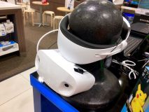 Rear view of Dell Visor on display in December 2017.