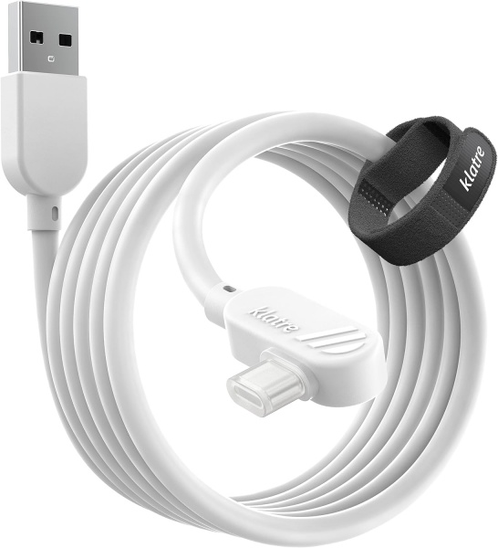 File:Klatre 10ft USB 3.0 to USB C Link Cable for Meta Quest 2 and Meta Quest Pro VR Headsets image1.jpg