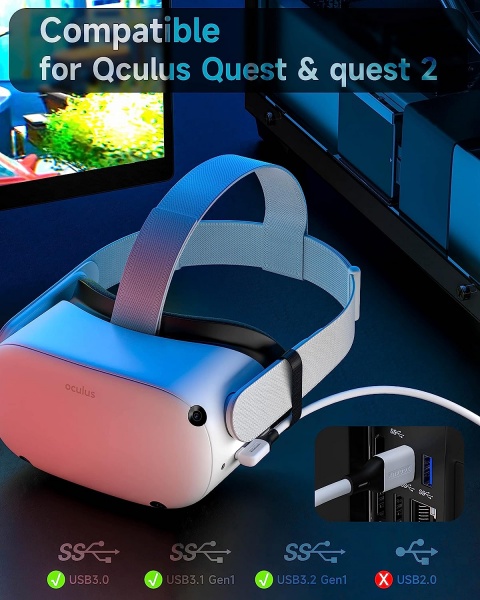 File:ZOOAUX Link Cable 16 FT Compatible with Meta-Meta Quest 2 Accessories and PC-Steam VR image2.jpg