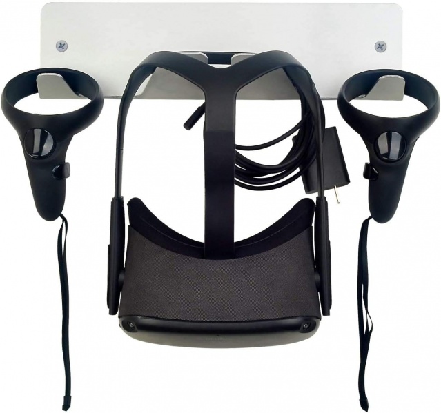 File:CNBEYOUNG Metal VR Headset Wall Mount Storage Stand Hook Compatible with Quest 2 Pro Quest 3 image3.jpg