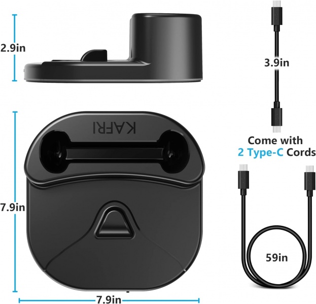 File:KAFRI Charging Dock for Meta Quest 2 with LED Light image7.jpg