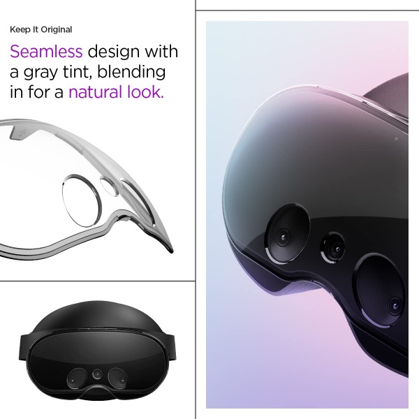 File:Spigen Ultra Hybrid Pro Lens Cover for Meta Quest Pro VR - Dust and Scratch Resistant - Crystal Clear image4.jpg