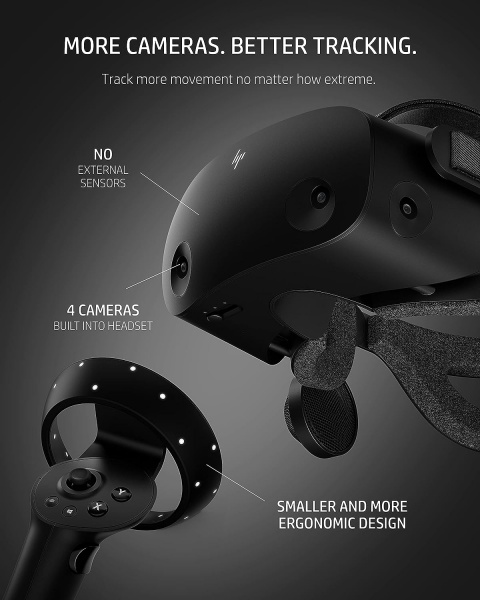 File:HP Reverb G2 VR Gaming Headset with Controller, 2160x2160 LCD Panels, 4 Cameras, Compatible with SteamVR & Windows Mixed Reality image4.jpg