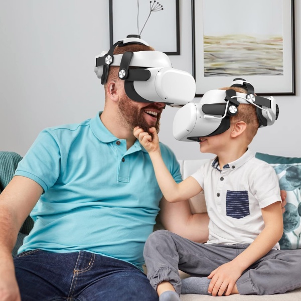 File:Lengneoi Meta-Meta Quest 2 Head Strap with 5300mAh Replaceable Battery Pack - Ergonomic, Adjustable, Sweatproof VR Accessory for Enhanced Gaming Experience image7.jpg