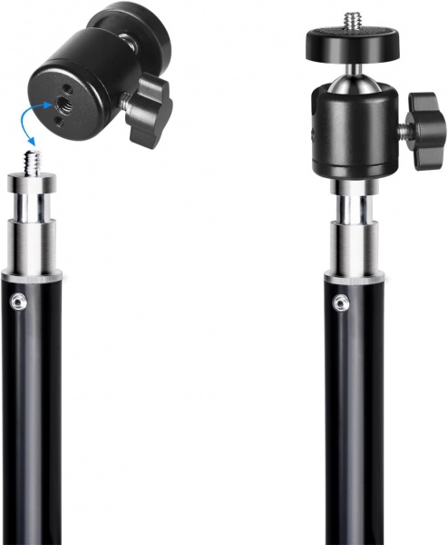 File:EMART VR Tripod Stand 2-Pack, HTC Vive & Meta Rift Sensor Compatible, Adjustable 26.8-75 Inches, Aluminum & Rubber Construction image5.jpg