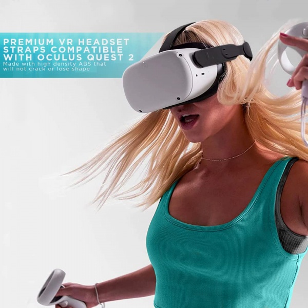 File:Group Vertical Adjustable VR Head Strap for Meta Quest 2 - Comfortable, Padded, Ergonomic Design - Black image2.jpg