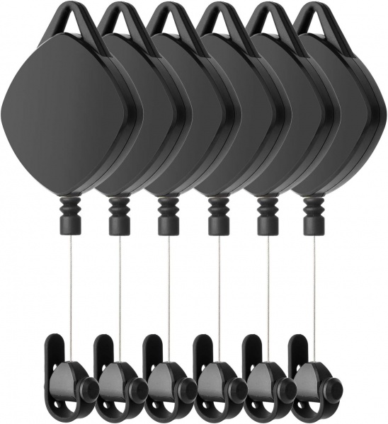 File:VR Cable Management(6 Packs) Retractable Ceiling Pulley System for Meta Rift-Rift S-HTC Vive-Vive Pro Data Charging Wire for Quest2-Quest-GO-Valve Index VR Accessories (Black) image1.jpg