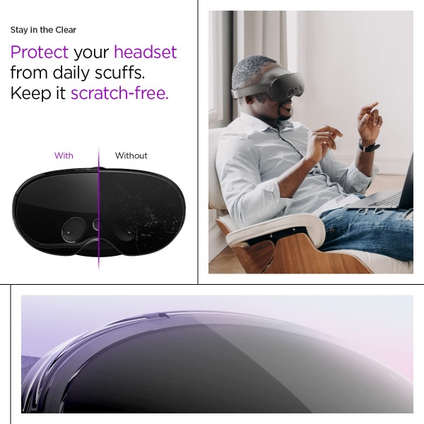 File:Spigen Ultra Hybrid Pro Lens Cover for Meta Quest Pro VR - Dust and Scratch Resistant - Crystal Clear image5.jpg