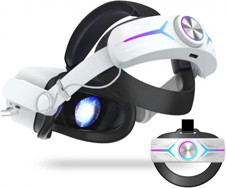 File:Sonicgrace Quest 2 Adjustable Head Strap with 8000mAh Battery - Comfortable, Sweatproof, and Extendable Playtime image1.jpg