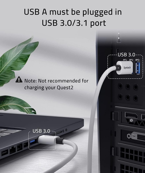 File:Syntech 16FT USB 3.0 to USB C High-Speed Link Cable for Quest2-Pro-Pico4 VR Headset & PC Gaming image4.jpg