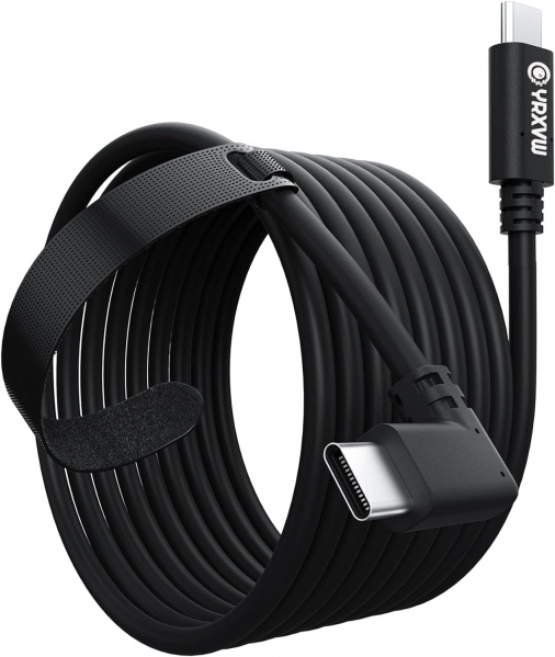 File:YRXVW 16FT USB-C to USB-C 3.0 Link Cable for Meta Quest2-Pro - High-Speed Data Transfer & Fast Charging Cord image1.jpg