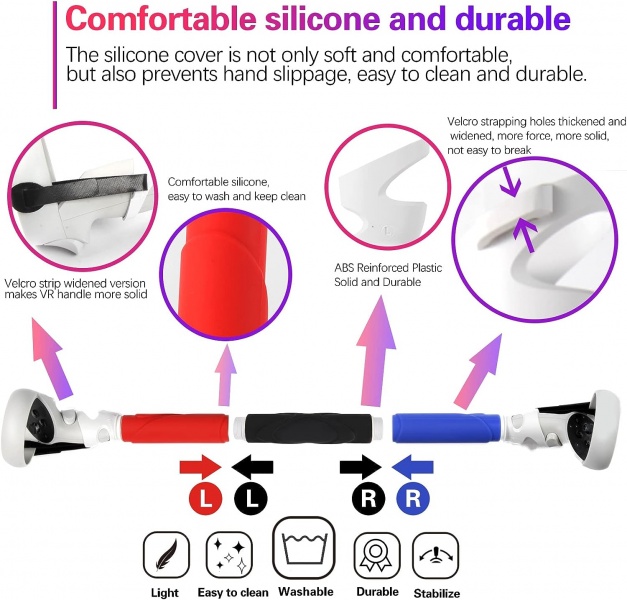 File:SOSOVR Dual Handle VR Game Lightsaber for Meta-Meta Quest 2 - Washable, Durable & Easy to Install image6.jpg