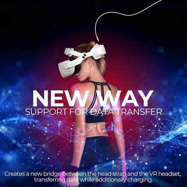 File:DESTEK Data Passthrough Battery Head Strap Compatible with Meta-Meta Quest 2 Accessories - Supports USB 3.0 image2.jpg