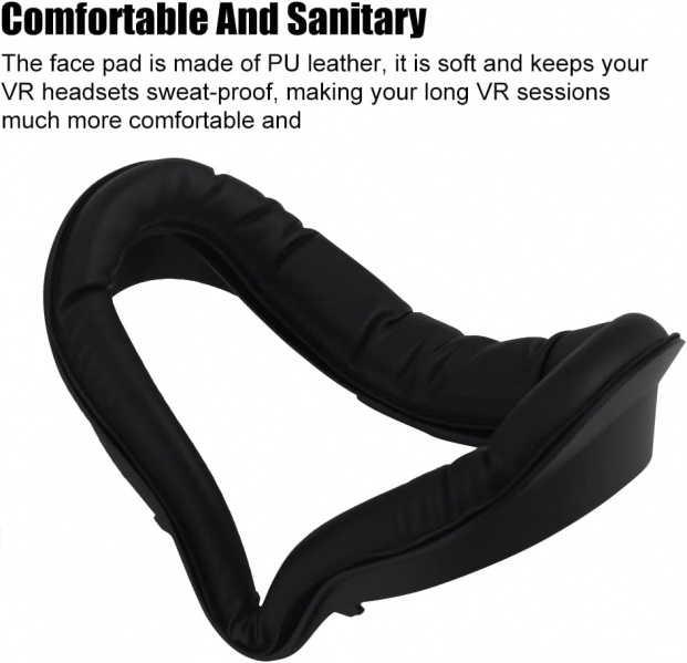 File:CALIDAKA Sweat-Proof VR Facial Interface Bracket & PU Leather Foam Pad for Meta Quest 2 image3.jpg