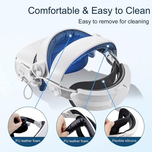 File:8VR Meta Quest 2 Head Strap with Built-in Battery, Adjustable Comfort Design, Fast Charging, Extended Playtime VR Accessory image5.jpg