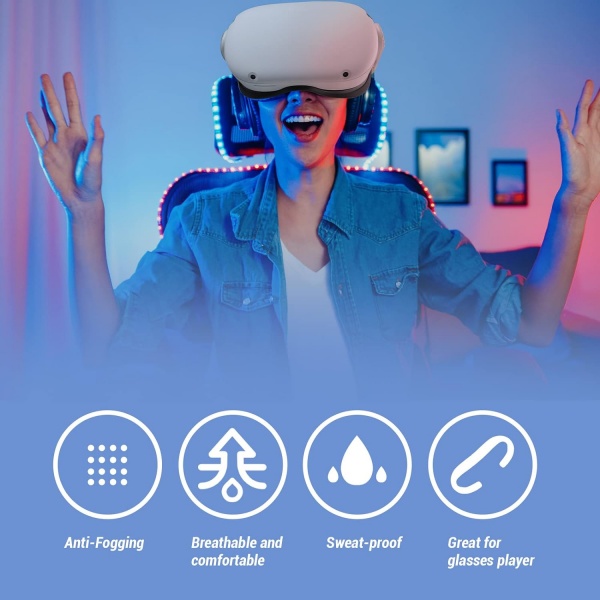 File:Meta Quest 2 VR Face Pad - Anti-Fog, Sweatproof PU Leather Foam Cushion - 2 Pack Replacement Accessories by Hanpusen image6.jpg
