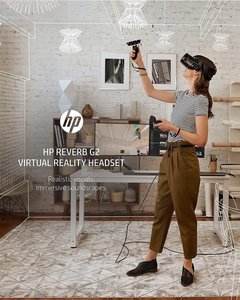 File:HP Reverb G2 V2 VR Headset with Adjustable Lenses, 2160x2160 LCD Panels, Valve Speakers, Ergonomic Design for Gaming image7.jpg