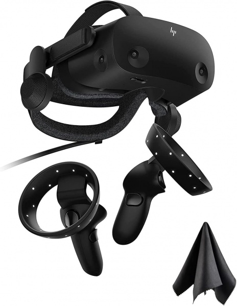 File:HP Reverb G2 V2 VR Headset with Adjustable Lenses, 2160x2160 LCD Panels, Valve Speakers, Ergonomic Design for Gaming image1.jpg