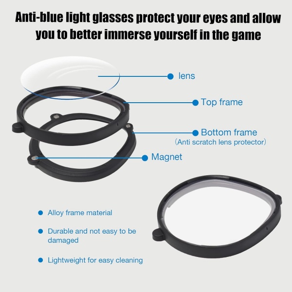 File:OOAVR Anti-Blue Light Magnetic Glasses for Meta Quest 2, Adjustable for Nearsightedness, Black image5.jpg