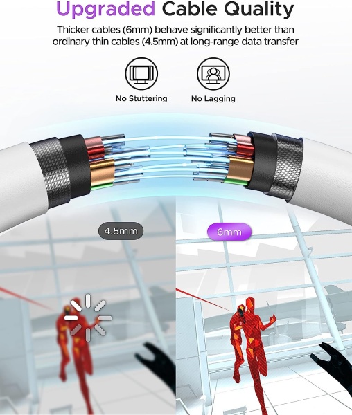 File:Warrky Link Cable 16 FT Compatible with Meta Quest 2【No Disconnect Issues image3.jpg
