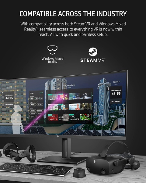 File:HP Reverb G2 VR Gaming Headset with Controller, 2160x2160 LCD Panels, 4 Cameras, Compatible with SteamVR & Windows Mixed Reality image5.jpg