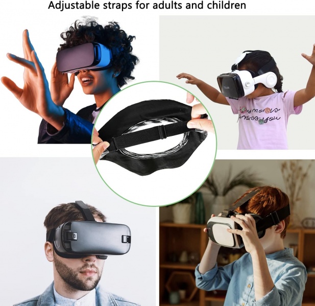 File:APOSU Adjustable VR Eye Mask Sweat Band for Meta-Meta Quest 2, HTC Vive - Sweatproof & Machine Washable image6.jpg