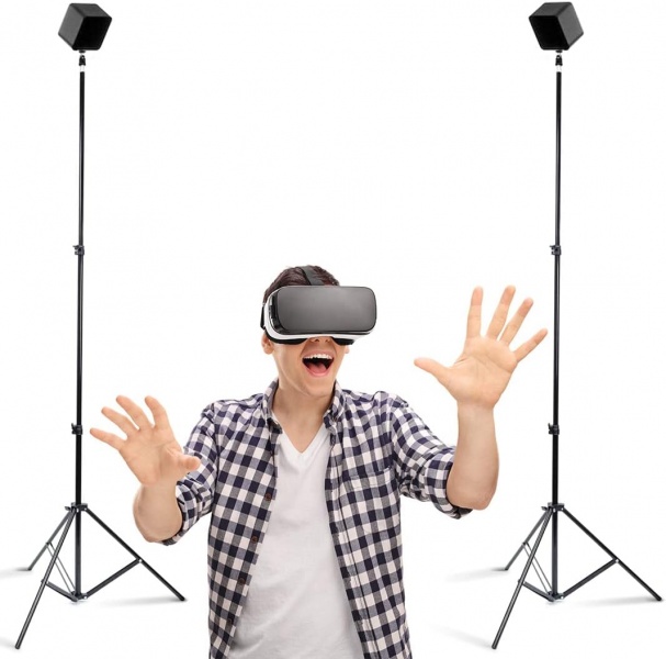 File:Skywin VR Tripod Stand HTC Vive Compatible Sensor Stand and Base Station for Vive Sensors or Meta Rift Constellation (2-Pack) image1.jpg