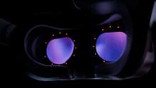 Somnium VR1 Visionary Edition lenses and eye-tracking sensors.