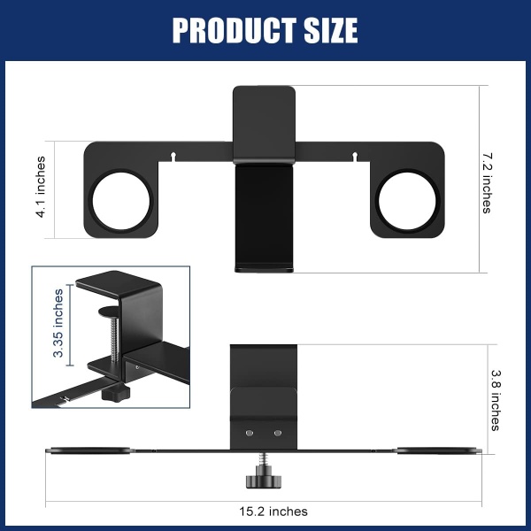 File:Dollox VR Stand VR Display Holder Under Desk Virtual Reality Headsets Metal Stand Storage Hook Universal Clamp on Desk Hanger Hooks for Meta Quest 2-Quest-Rift S image6.jpg