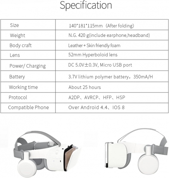 File:Welfiit 3D VR Headset with Remote Controller - Foldable VR Glasses for Movies, Games - Compatible with iOS, Android, iPhone 13, Samsung Galaxy image9.jpg
