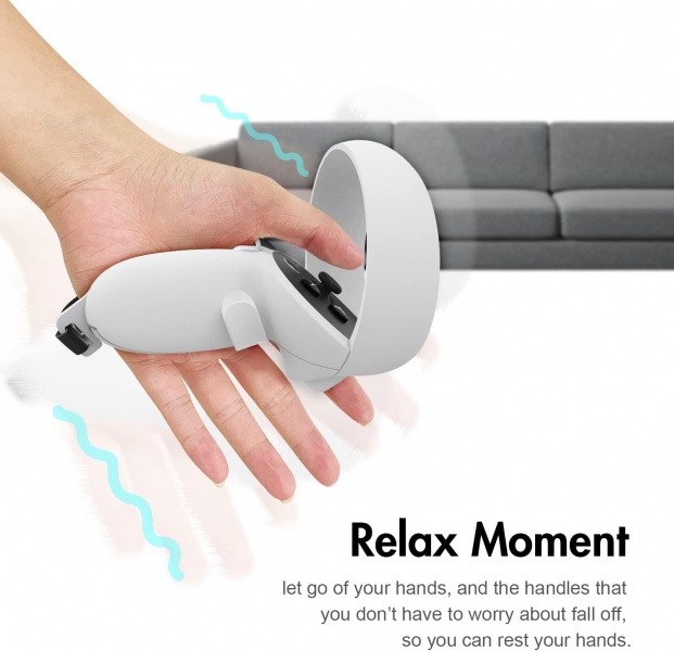 File:AMVR Touch Controller Grip Anti-Throw Strap Accessories for Meta Quest 2 with Battery Opening image5.jpg