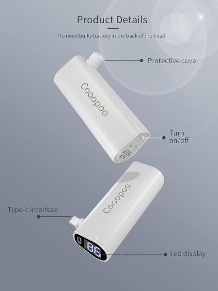 File:Cooopoo 5000mAh Rechargeable Battery Pack for Meta Quest 2 Lightweight Power Bank with LED Indicator for Extended 4 Hours Playtime - Rechargeable Accessories with Power Indicator 2Pack image5.jpg