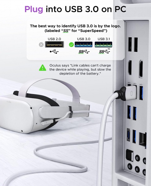 File:Warrky Link Cable 16 FT Compatible with Meta Quest 2【No Disconnect Issues image6.jpg