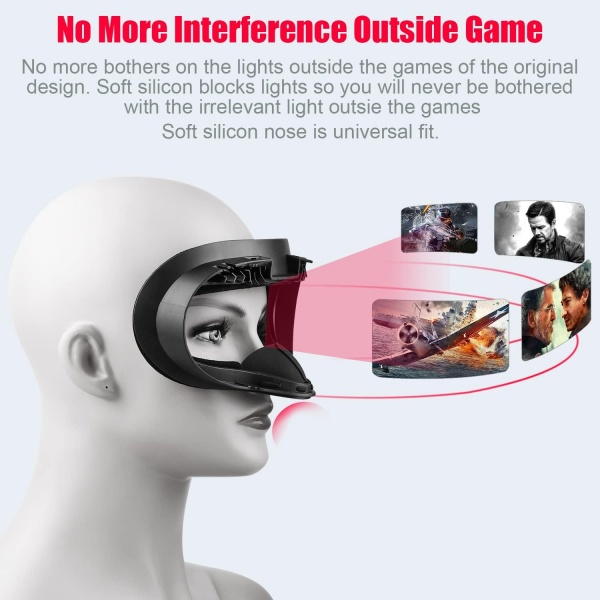 File:TechKen Upgraded Quest 2 Face Cushion Pad with Foam Replacement and Lens Protector, Sweatproof and Air-Circulation Design image3.jpg