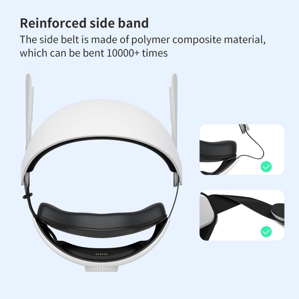 File:Weless Adjustable Head Strap for Meta Quest 2 - Sweatproof, Enhanced Support, Compatible with PC image6.jpg