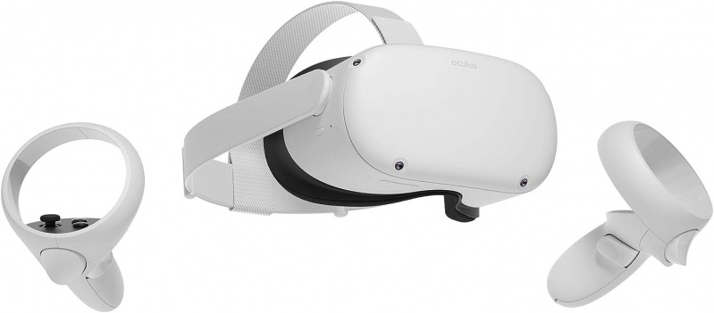 File:Meta Quest 2 VR Headset 256GB, White - All-in-One Gaming System with Anti-Slip Controller Grip Covers image2.jpg