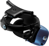 HTC Vive Cosmos with a VIVE Wireless Adapter.