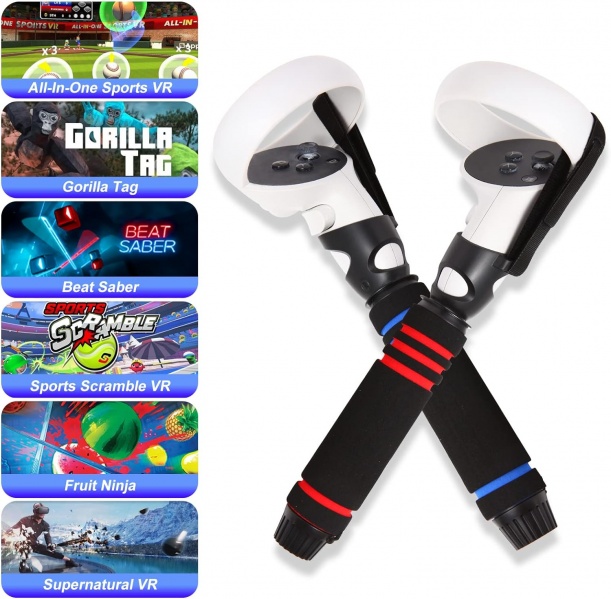 File:VR Beat Saber Handle Accessories and Long Stick Handle Extension Grips for Meta Quest 2 Controllers image2.jpg