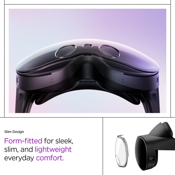File:Spigen Ultra Hybrid Pro Lens Cover for Meta Quest Pro VR - Dust and Scratch Resistant - Crystal Clear image6.jpg