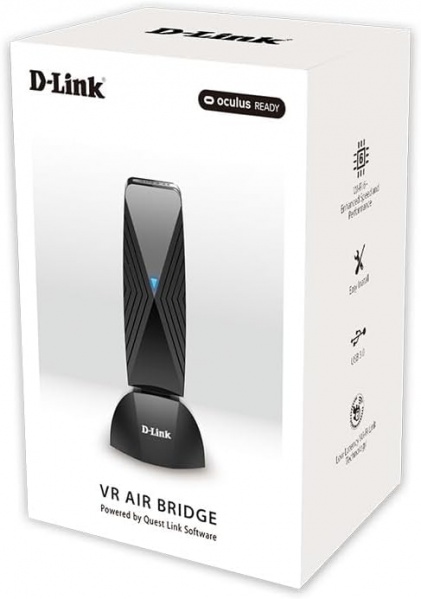 File:D-Link VR Air Bridge - Dedicated Wireless Connection Between Meta Quest 2 Meta and Gaming PC VR for 360° Movement - Powered by Quest Link Software (DWA-F18) image2.jpg