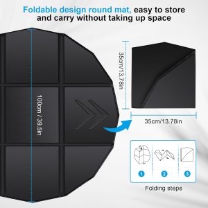 Foldable VR Mat - 39.5" Round Large Mat image3.jpg