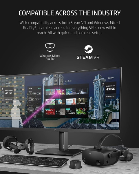 File:HP Reverb G2 VR Gaming Headset with 2160 x 2160 LCD Panels, Adjustable Lenses, 4-Camera Tracking, and Valve Speakers - Compatible with SteamVR & Windows Mixed Reality image5.jpg