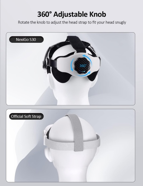 File:NexiGo Adjustable Head Strap for Meta Quest 2 - Comfortable VR Experience with Enhanced Support and Balance image3.jpg